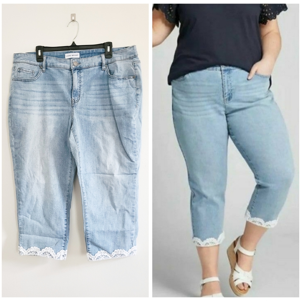 Lane Bryant Flex Magic Waistband Girlfriend Lace